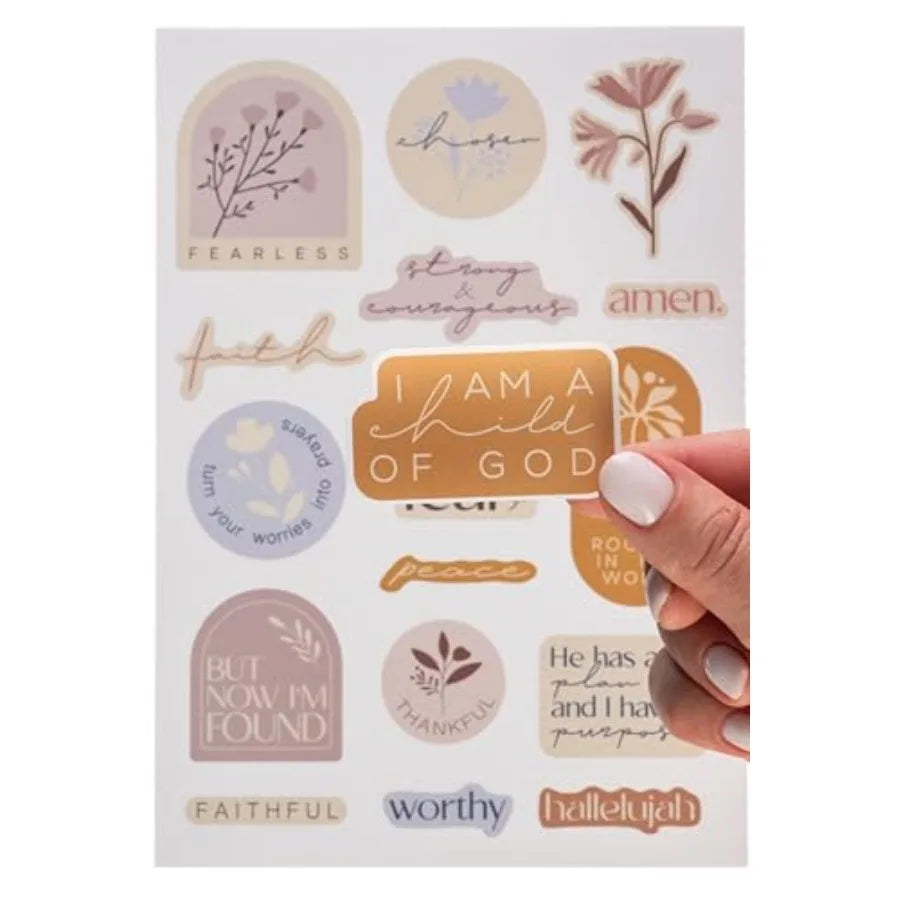 Inspirational Christian Stickers 88pcs Motivational Jesus Bible Stickers for Water Bottles Laptops Waterproof Vinyl Faith Decal