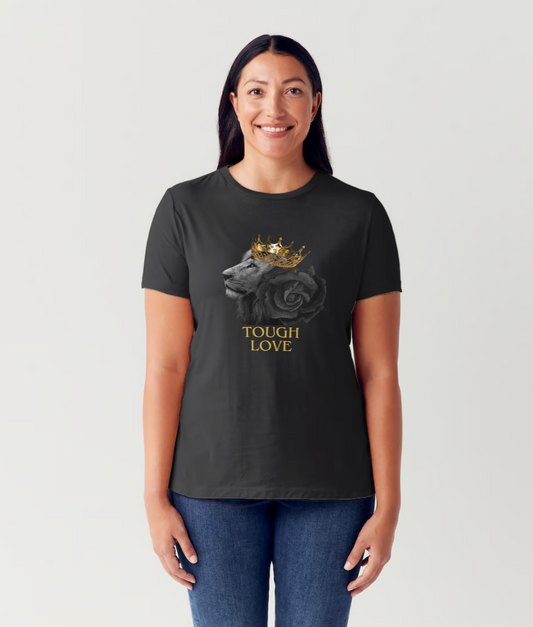 Tshirt Lion Black and Gold Lion